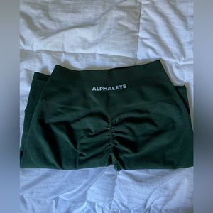 Green amplify leggings